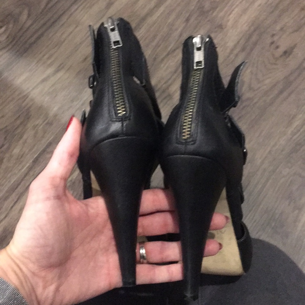 Chunky Buckle Aldo Booties - Picture 5 of 7